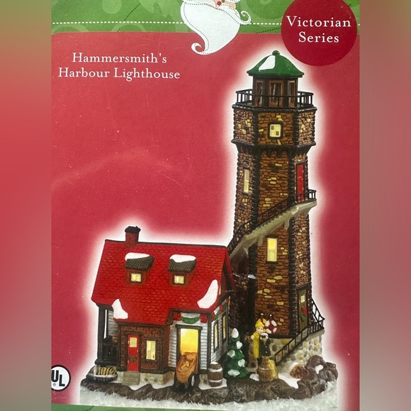 Santa's Workbench Victorian Hammersmith's Harbour Lighthouse Coastal Christmas - Picture 12 of 14
